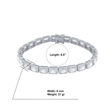 Load image into Gallery viewer, FOXY 6MM SQUARE TENNIS BRACELET I 962221