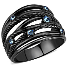 Charger l'image dans la galerie, TK3564 IP Black(Ion Plating) Stainless Steel Ring
