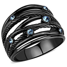 Charger l'image dans la galerie, TK3564 IP Black(Ion Plating) Stainless Steel Ring

